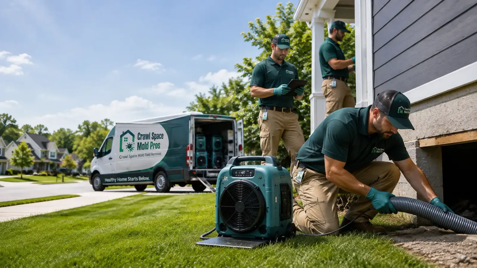 Crawl Space Mold Removal in Milltown, IN
